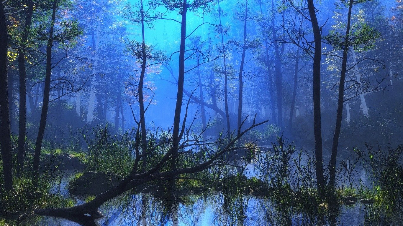 The Blue Forest Art Id Art Abyss