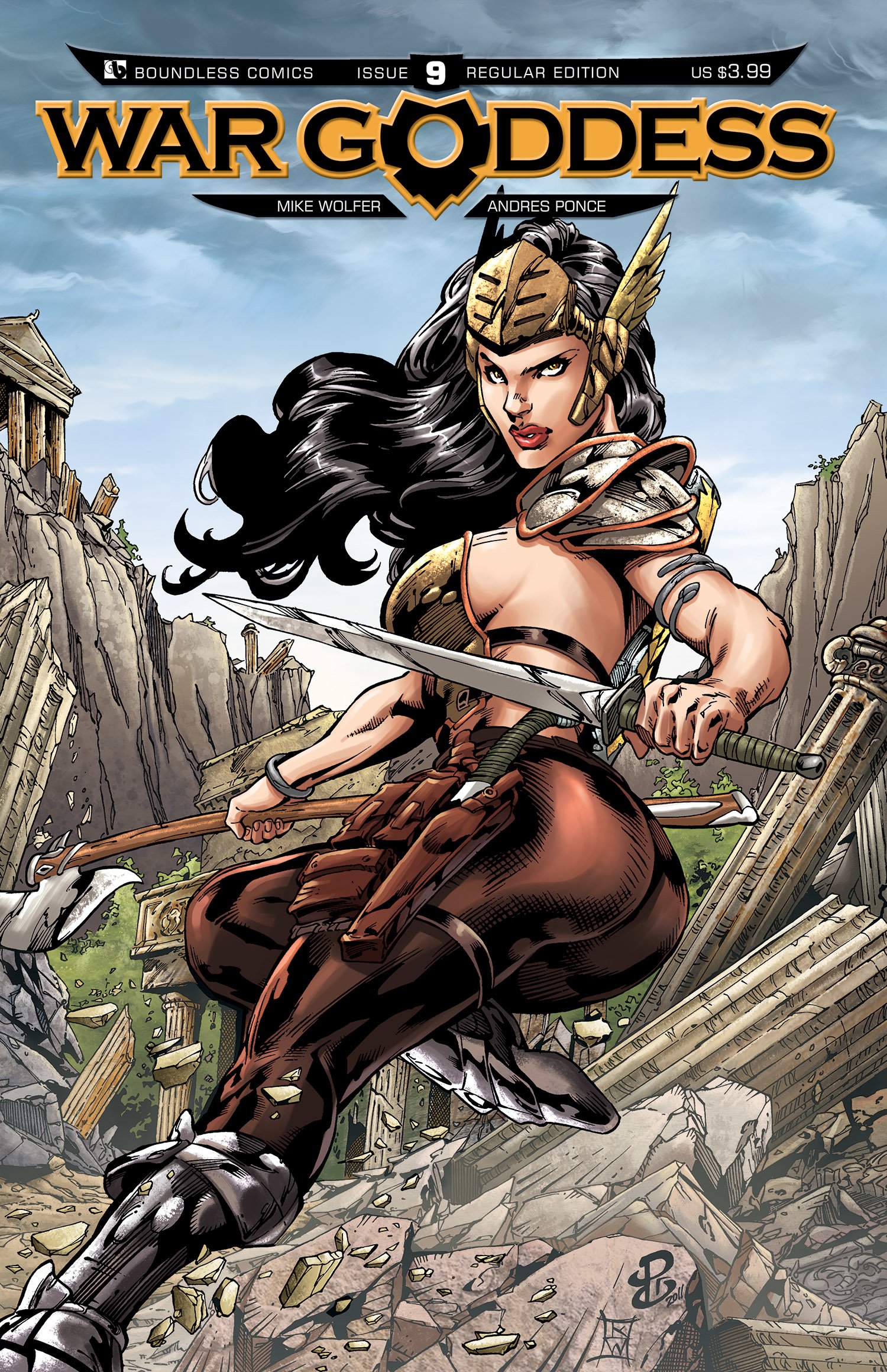 Download Comic War Goddess Art