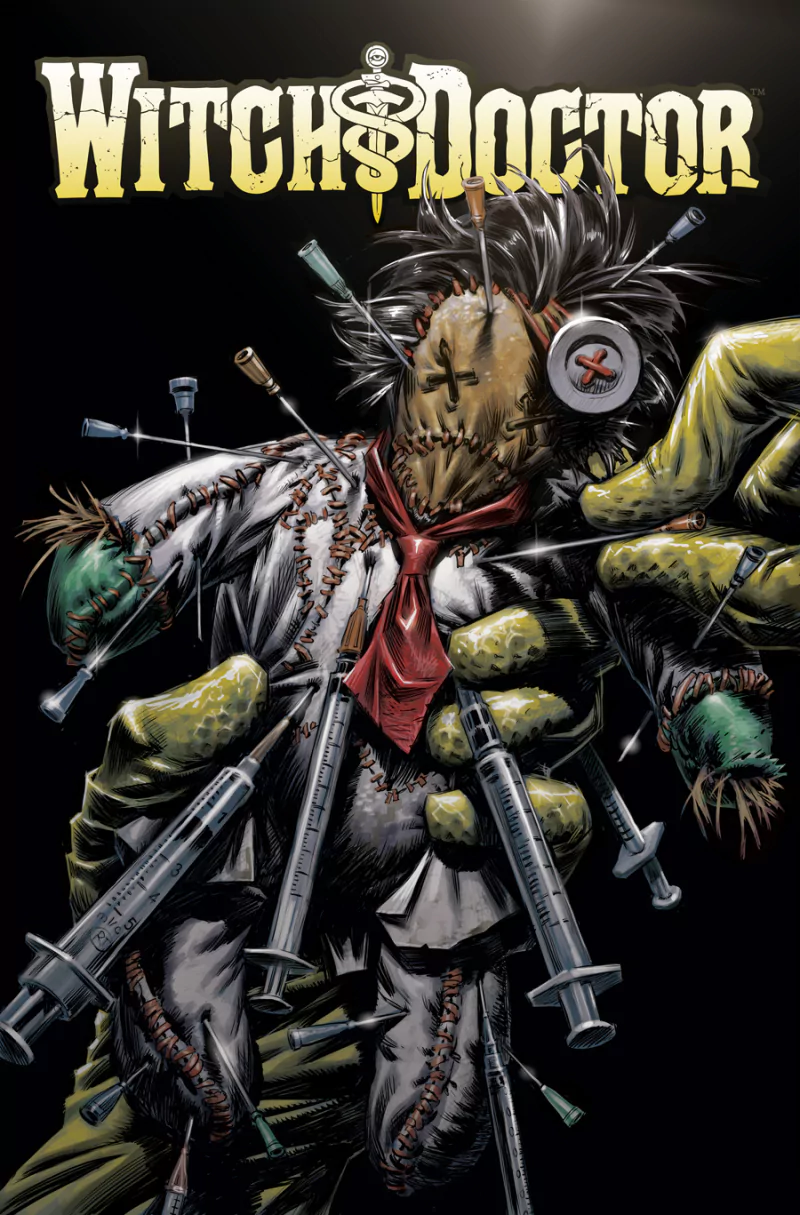 Comic witch doctor Image