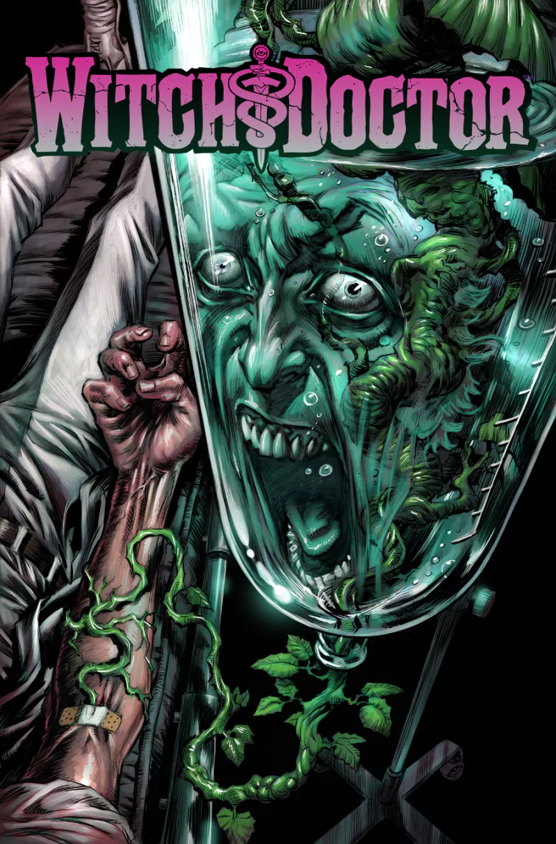 Comic witch doctor Image