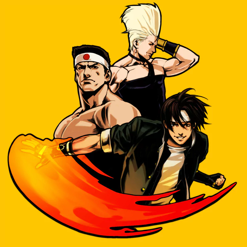 Kyo Kusanagi Benimaru Nikaido Goro Daimon video game The king of Fighters Image