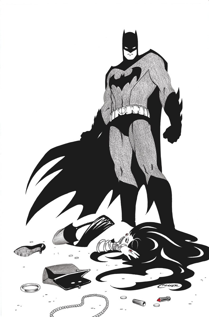 Download Comic Batman Black And White Art
