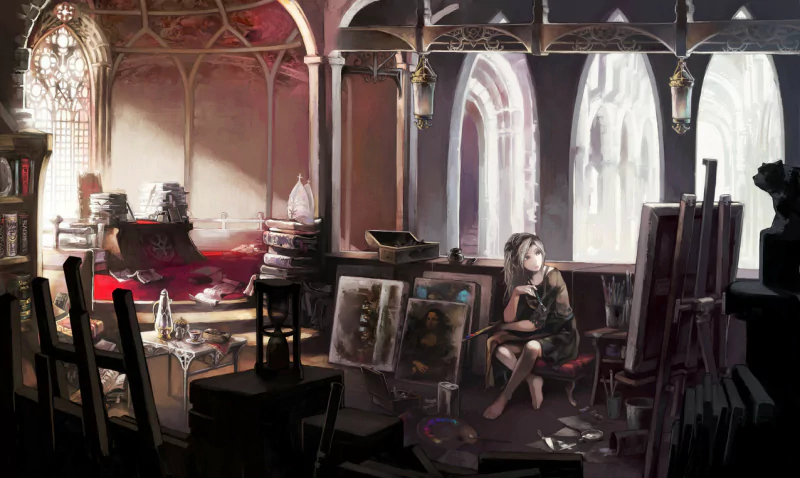The Last Supper Mona Lisa Anime Original Image