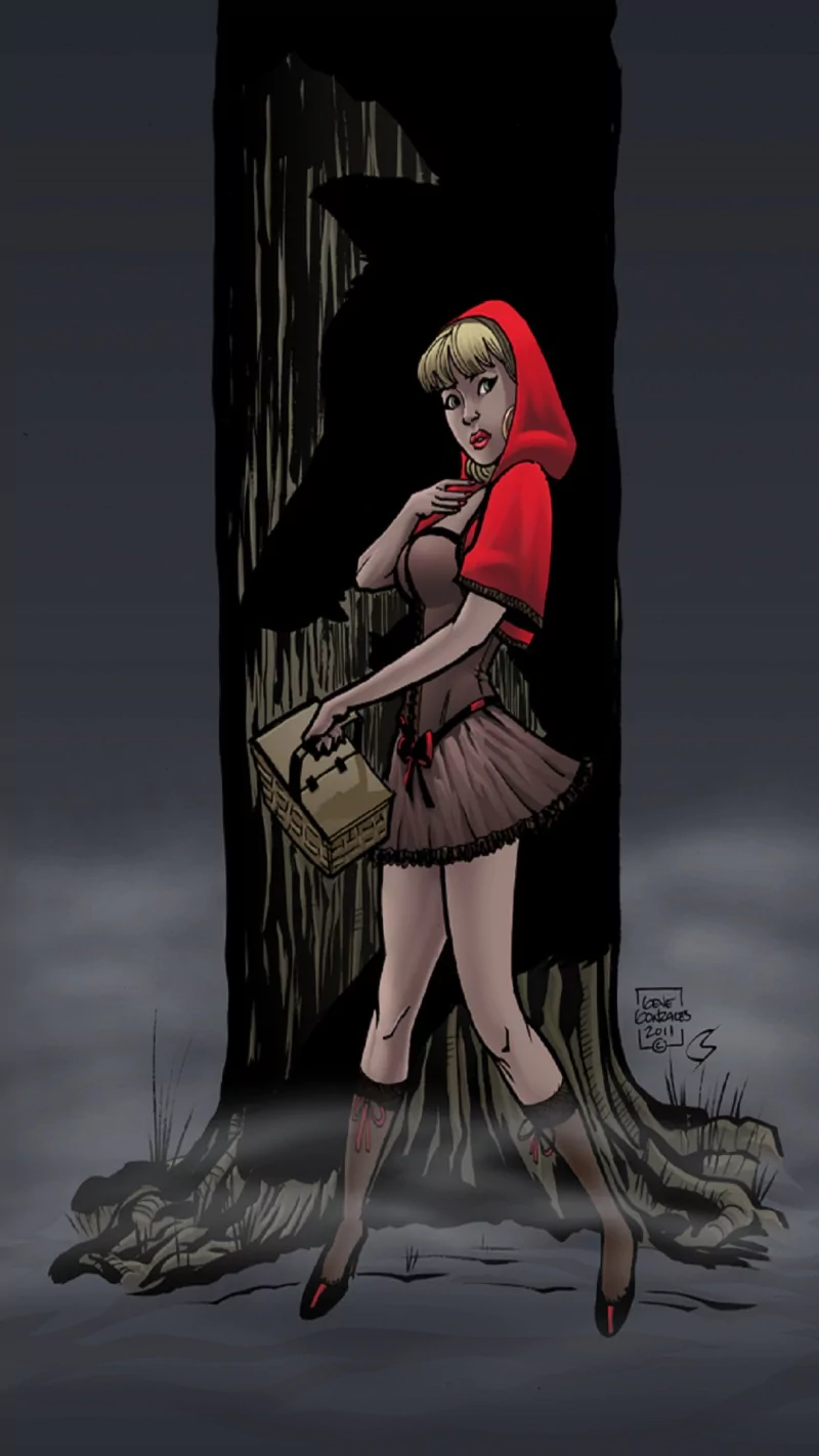 fantasy red riding hood Image