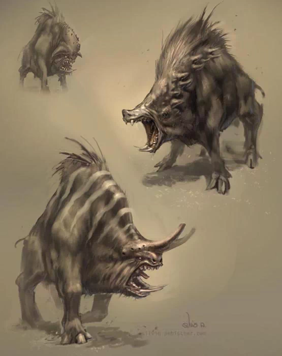  creature sketches by silaeb