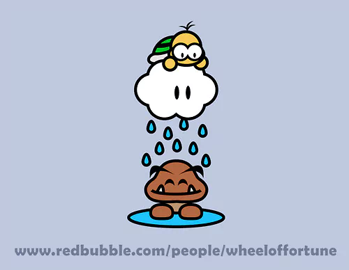 Goomba video game Mario cartoon cloud Image