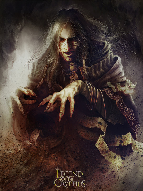 The Legend Of Cryptids Vampire Art