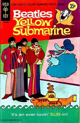 Comic yellow submarine Image