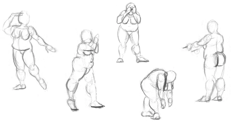 artistic Artwork figure drawing anatomy study sketching Image