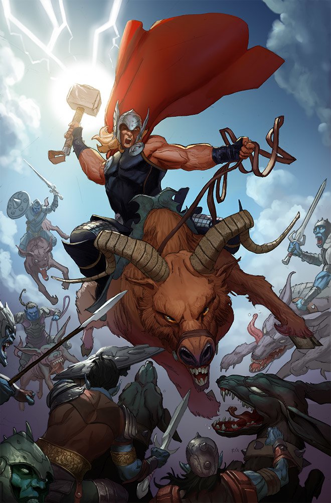 Download Comic Thor: God Of Thunder Art