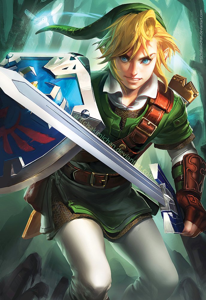 Download Fantasy The Legend Of Zelda Link Art