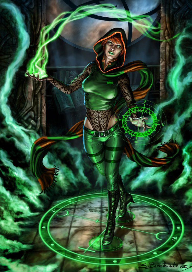 Fantasy Sorceress Art by SBaithwaite