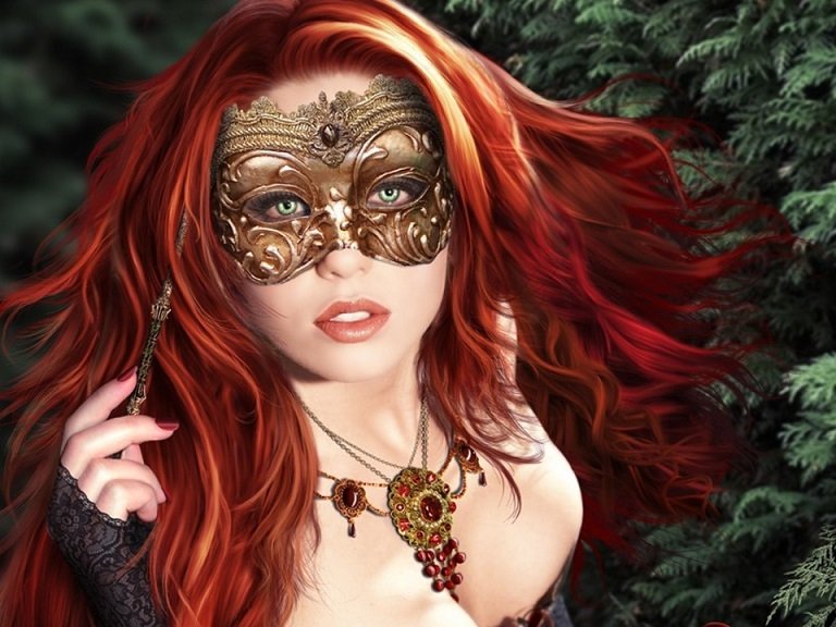 Download Woman Venetian Art