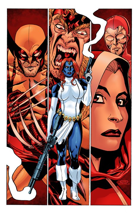 Download Sabertooth Destiny (Marvel Comics) Rogue (Marvel Comics) Mystique (Marvel Comics) Wolverine Comic X-Men Art