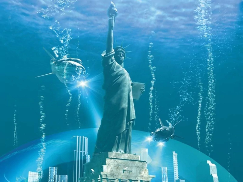 Sci Fi Statue of Liberty Image