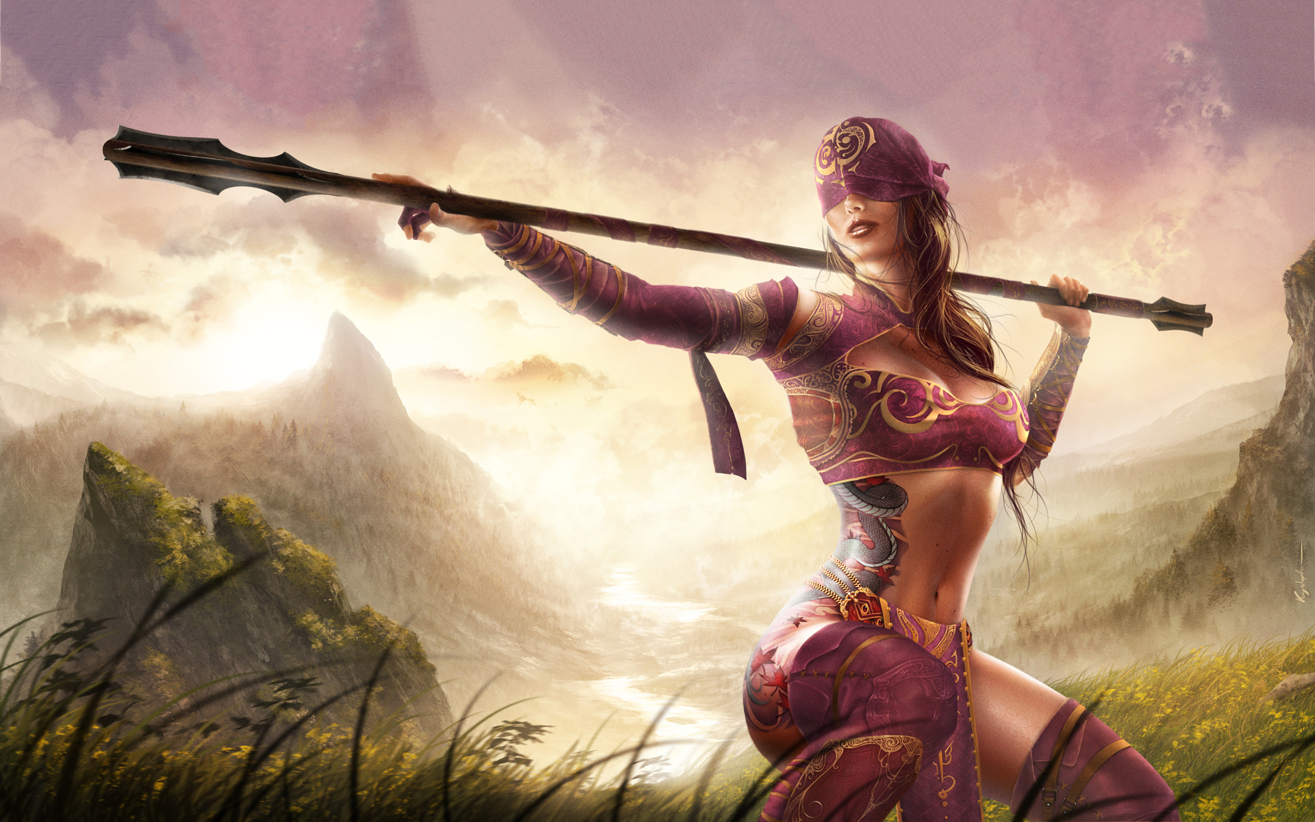 Fantasy Women Warrior Art by Tuomas Korpi.