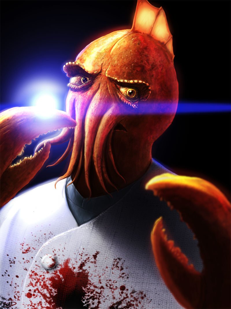 Download Zoidberg (Futurama) TV Show Futurama Alien Lobster Art