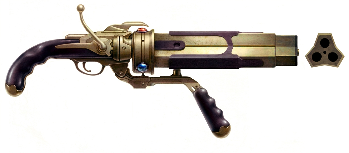 Glyph Multi-barreled gun by romance