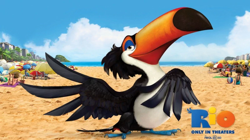 movie Rio toucan beach animated movie Image
