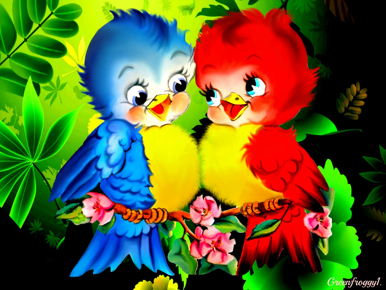 LOVE BIRDS Art - ID: 63921

