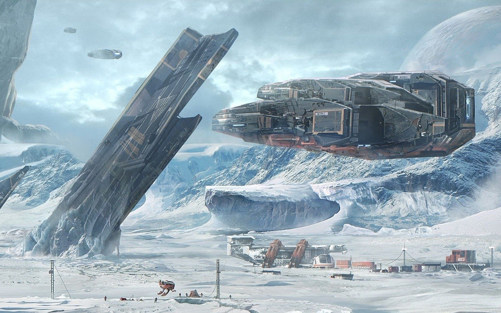 Download Sci Fi Spaceship Art