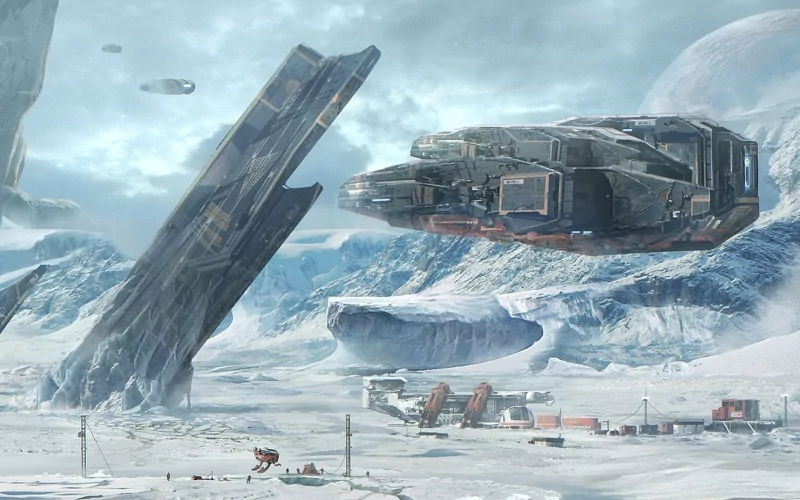 Sci Fi spaceship Image