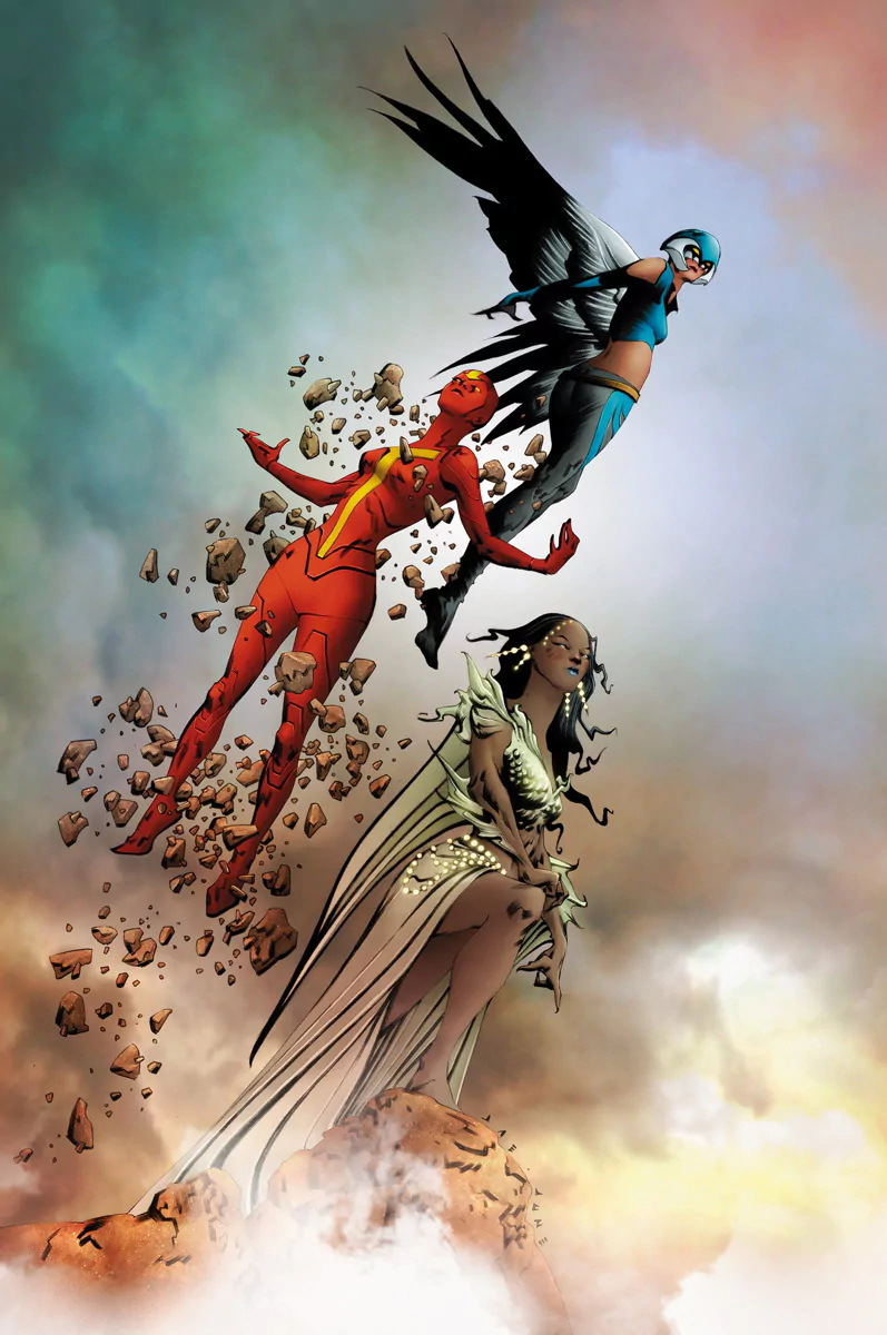 DC Comics Earth-Two (DC Comics) Kendra Sanders Hawkgirl (DC Comics) Red Tornado Comic earth 2 Image
