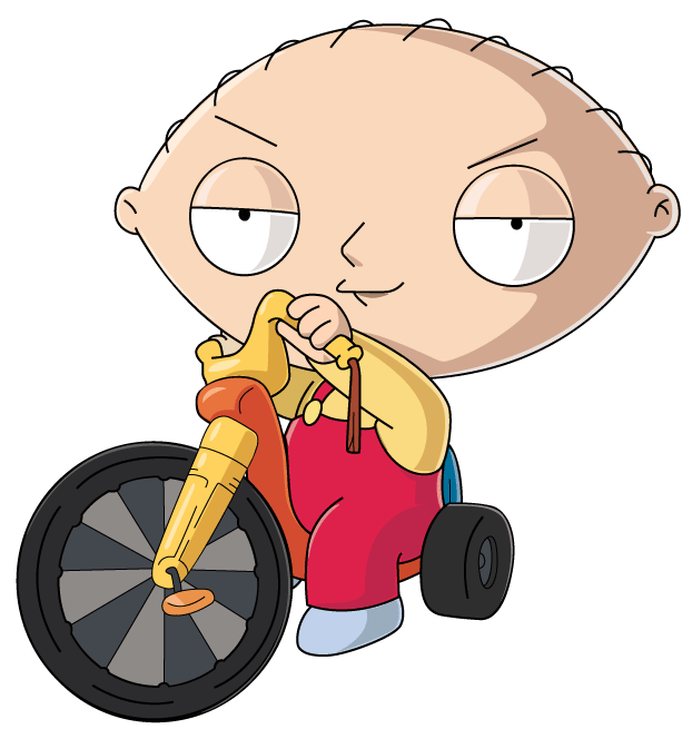 Download Stewie Griffin TV Show Family Guy Animated Character Tricycle Art