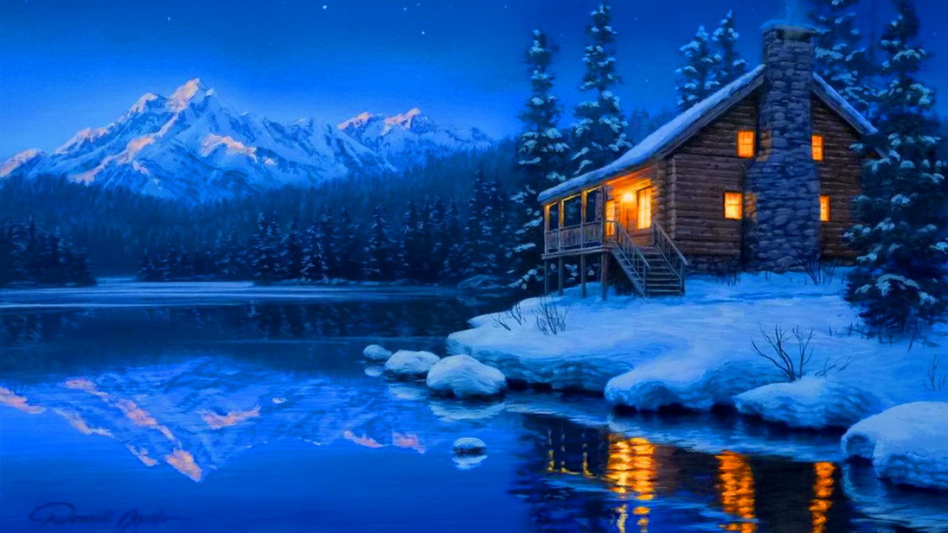 Winter Cabin