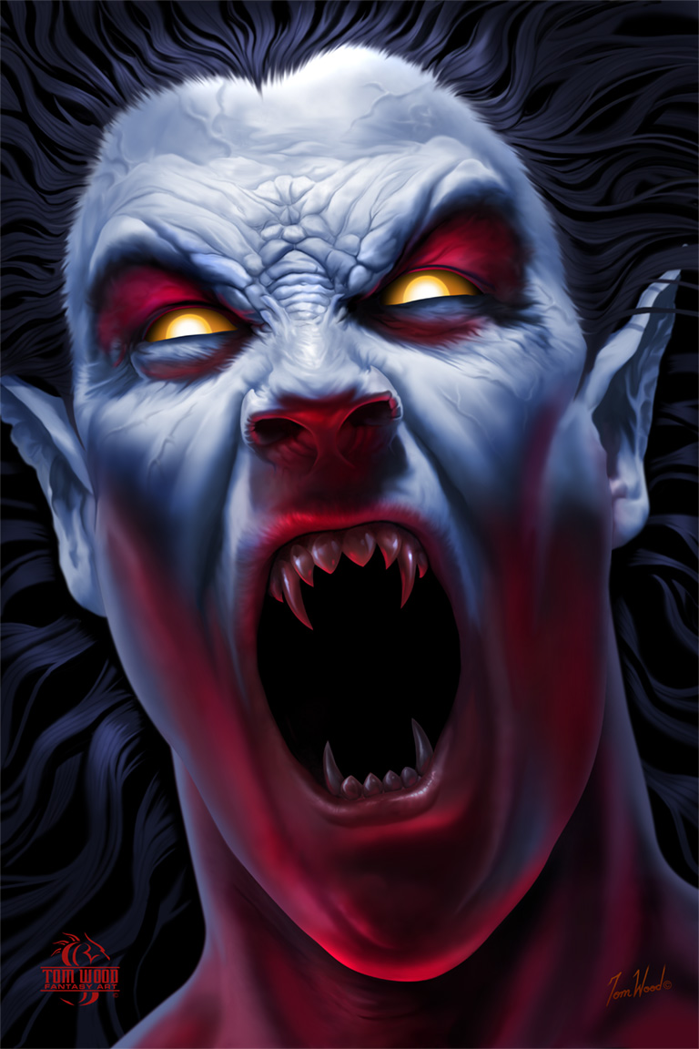 evil vampire clown by Tom Woods