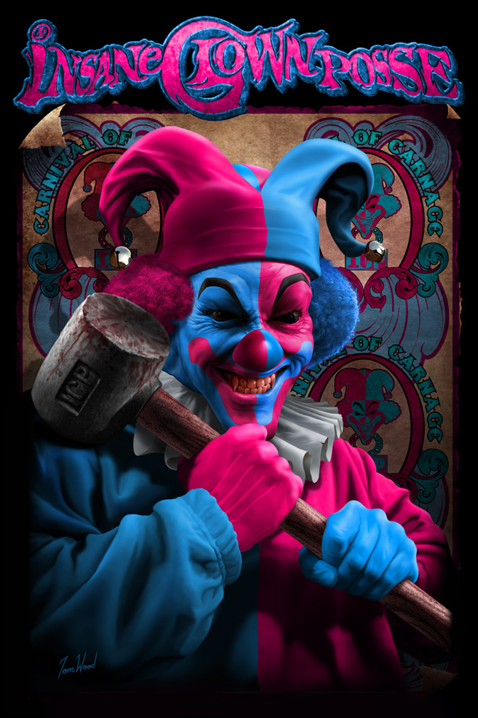 Insane Clown Posse Art by Tom Woods