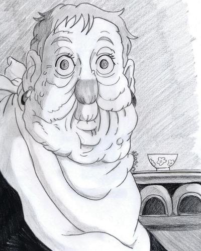 Download Anime Howl's Moving Castle Cartoon Character Design Old Woman Art