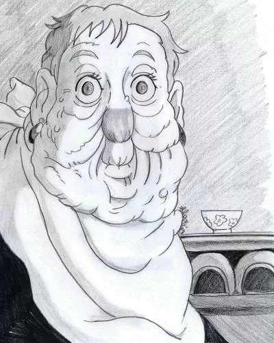 Anime Howl's Moving Castle cartoon character design old woman Image