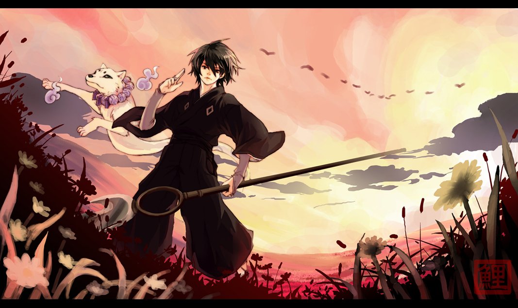 Download Anime Kekkaishi Art