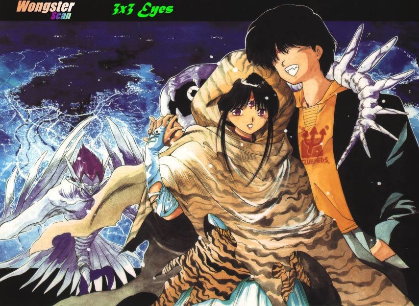 Download Anime 3x3 Eyes Art