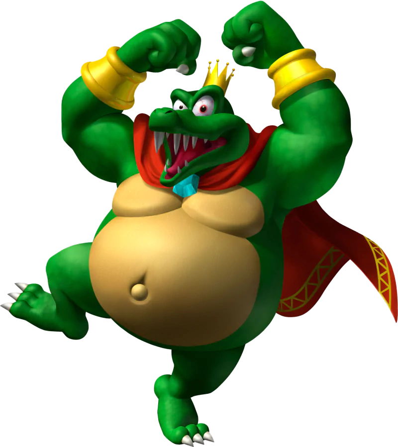 King K. Rool video game donkey kong country king monster Image