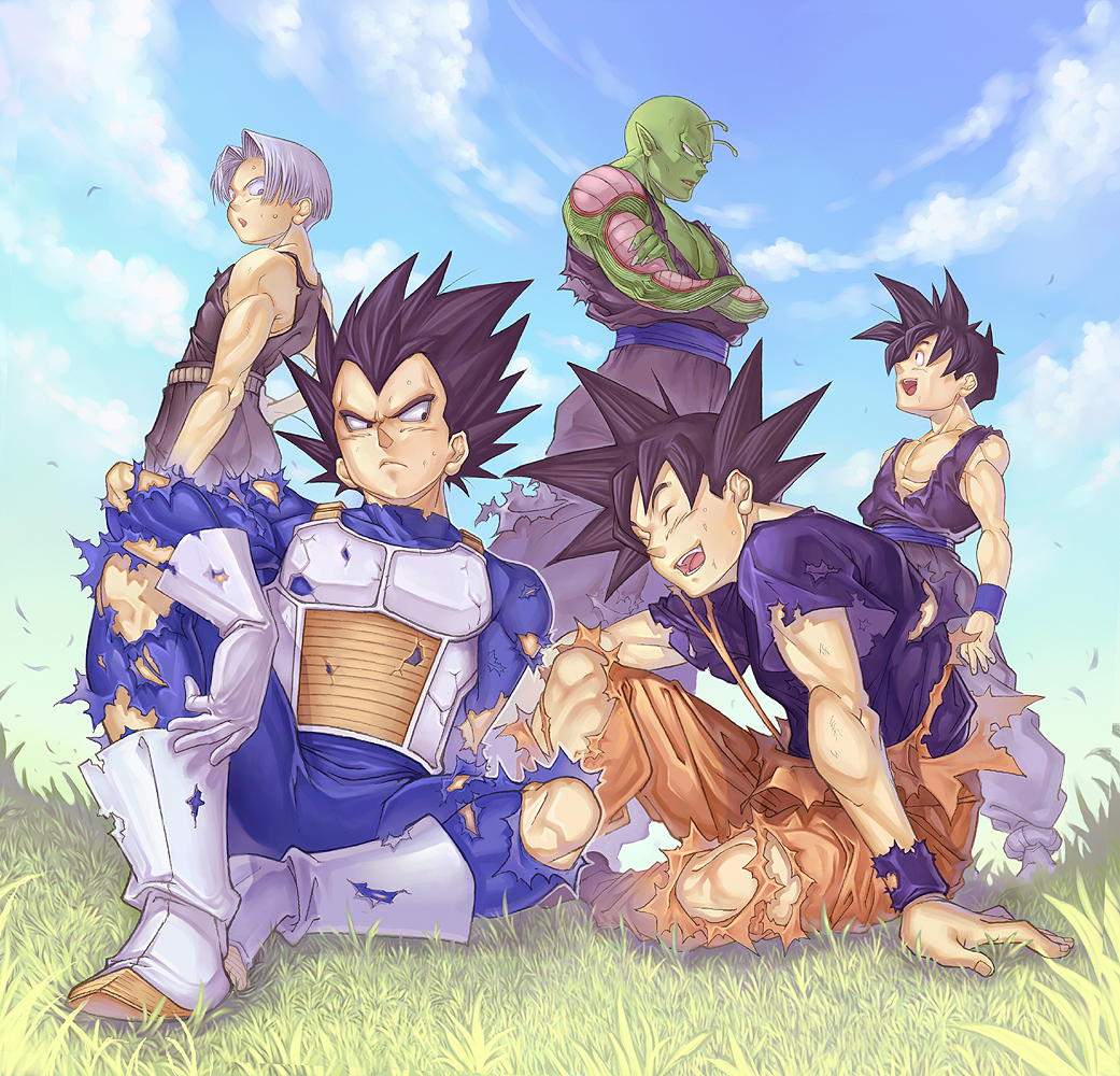 Anime drawings on X: The Z fighters from Dragon ball z #anime