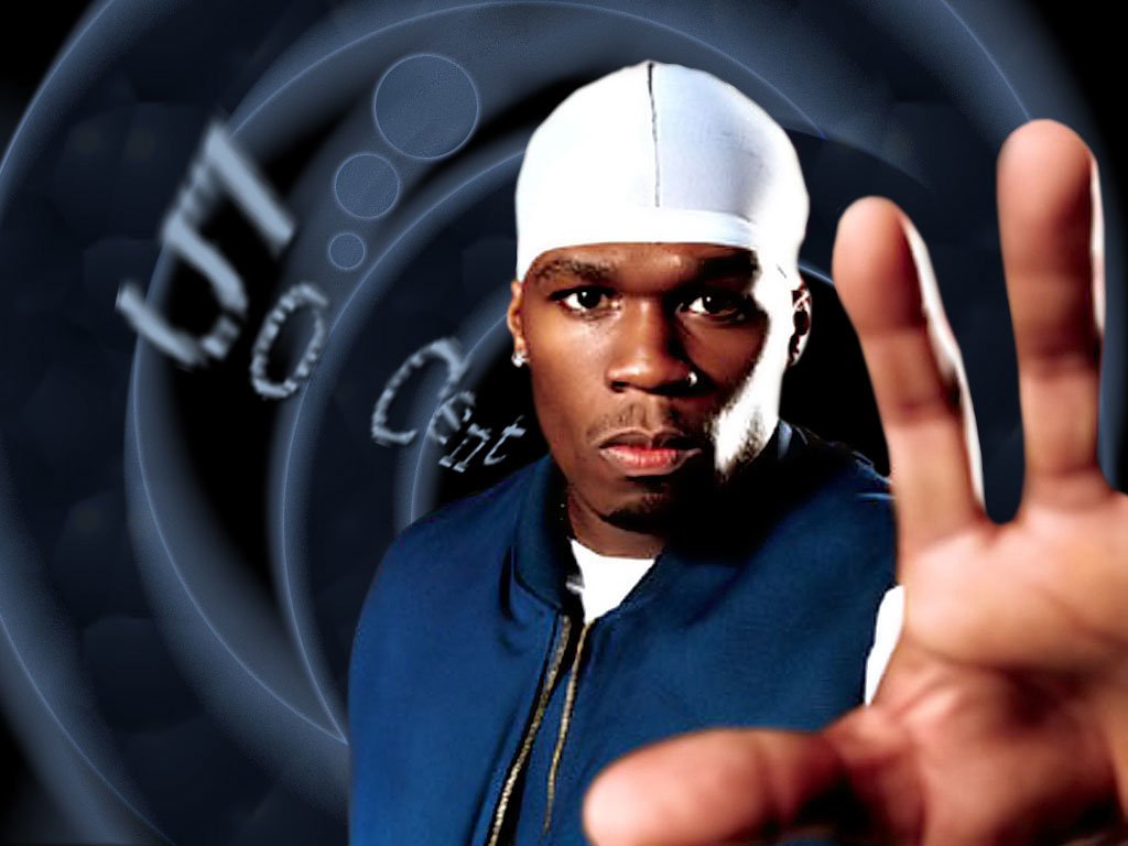 Music promo image of a male hip-hop artist in a white durag and blue jacket, reaching a hand toward the camera against a stylized circular background.