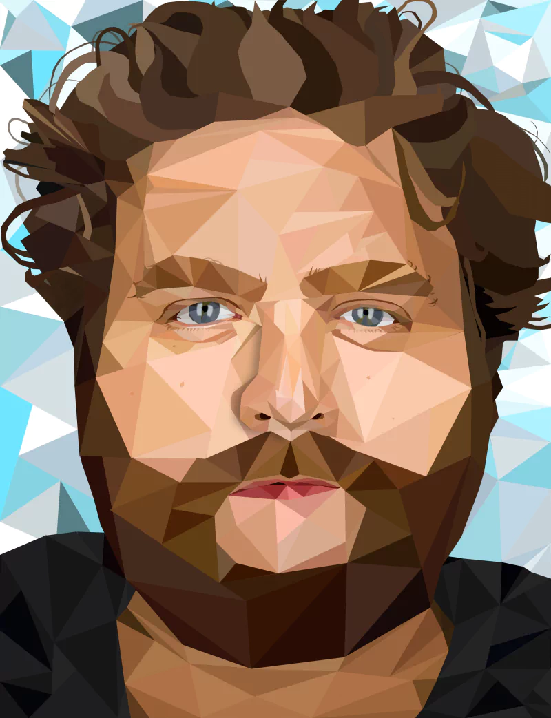  Zach Gallifianakis Portrait