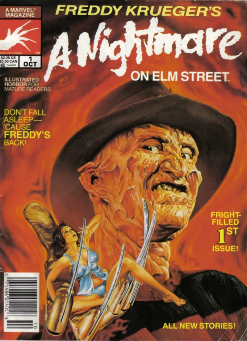 Freddy Krueger Comic A Nightmare on Elm Street Image