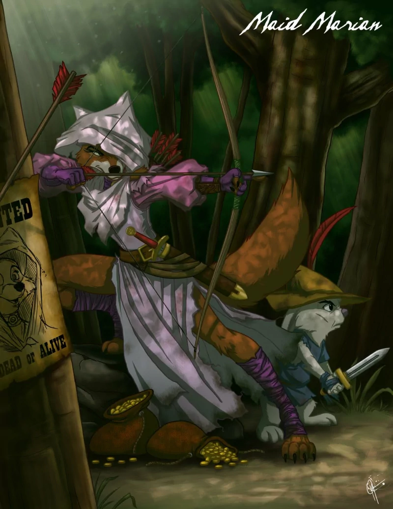  Twisted Maid Marian by jeftoon01.deviantart.com