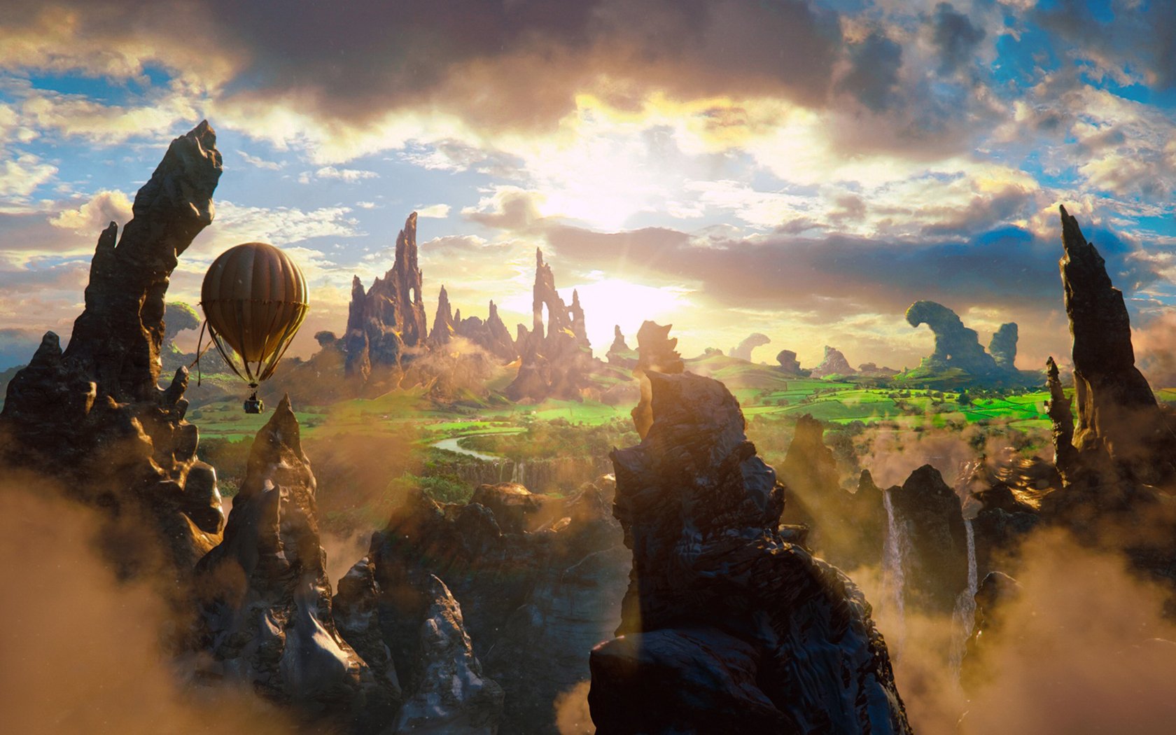 Download Hot Air Balloon Landscape Movie Oz The Great And Powerful Art