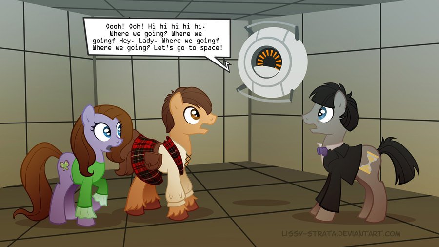 Download Robot Portal (Video Game) Victoria Waterfield Jamie Maccrimmon Doctor Who (2005) Dr. Hooves (My Little Pony) TV Show My Little Pony Art