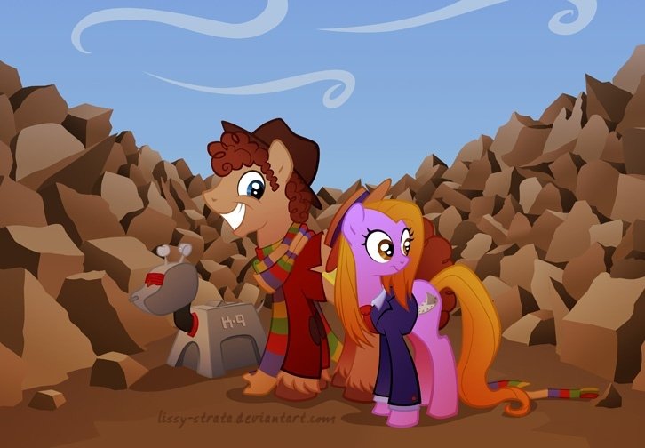 Download Robot Doctor Who (2005) Dr. Hooves (My Little Pony) TV Show My Little Pony Art