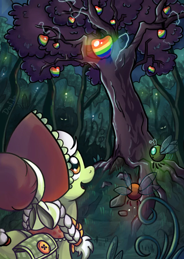  Granny Smith discovering the Zap Apples by Don-ko