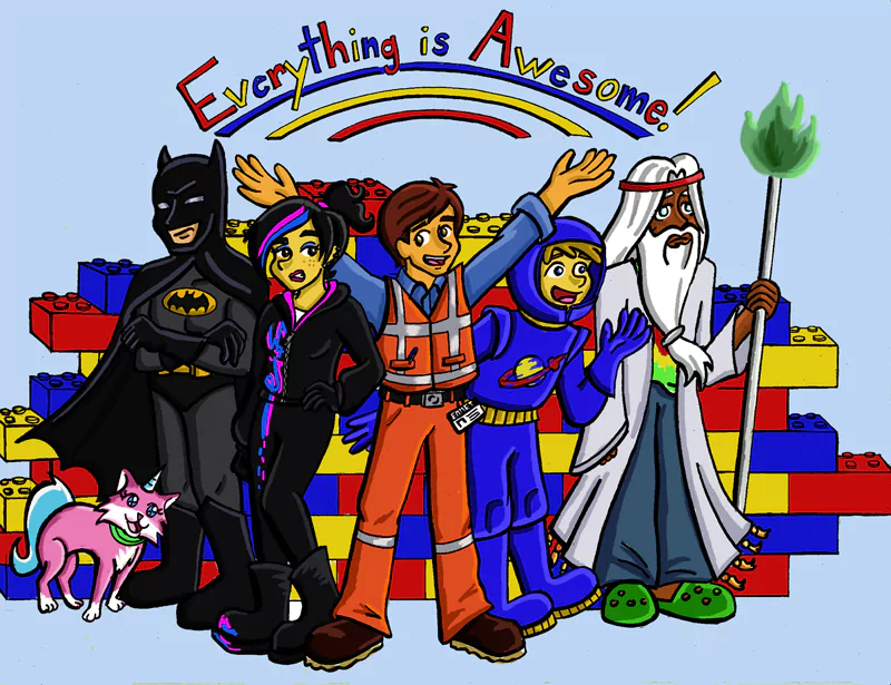 unicorn cat human Wyldstyle (The LEGO Movie) Vitruvius (Lego Movie) Unikitty (Lego Movie) Emmet (The Lego Movie) Benny (The Lego Movie) Batman movie The Lego Movie Image