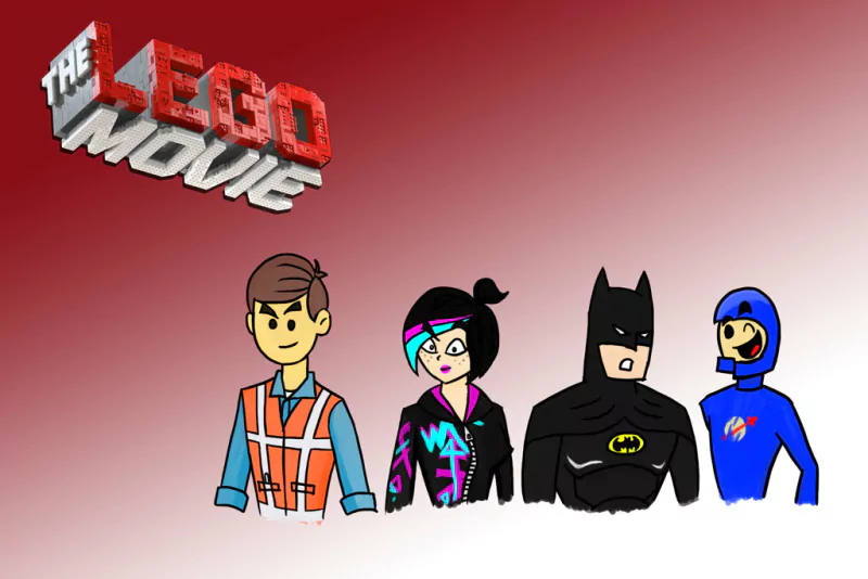 human Benny (The Lego Movie) Batman Wyldstyle (The LEGO Movie) Emmet (The Lego Movie) movie The Lego Movie Image