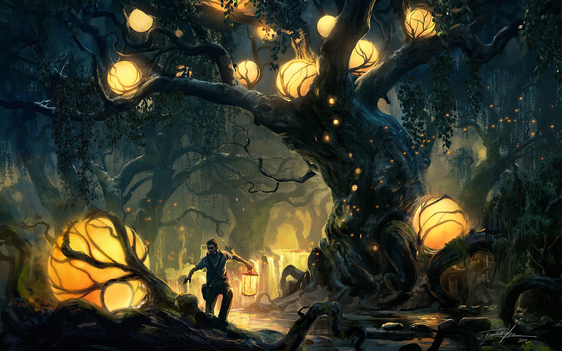Fantasy Forest Art by Tuomas Korpi
