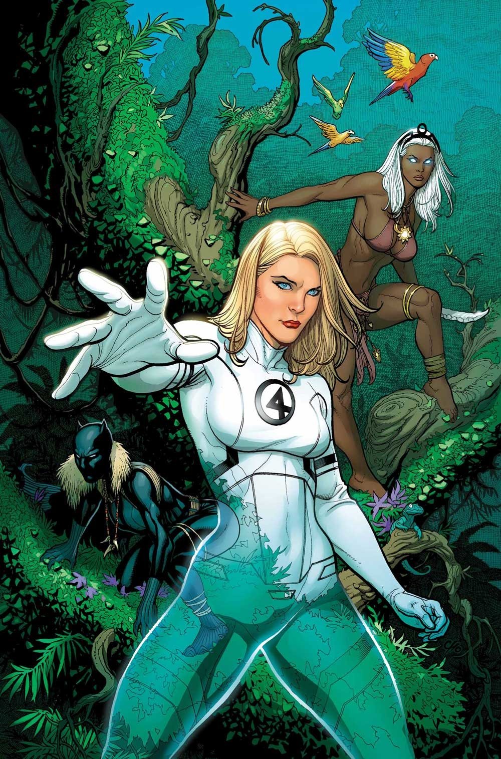 Download Storm (Marvel Comics) Shuri (Marvel Comics) Invisible Woman Comic Fantastic Four Art