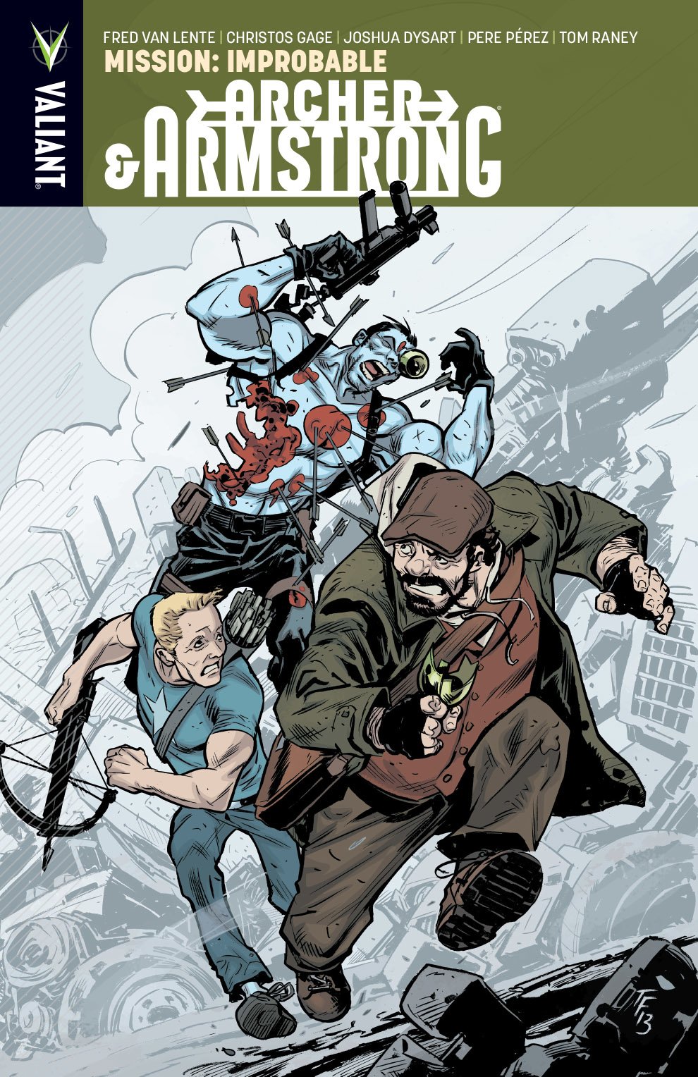 Download Comic Archer & Armstrong Art